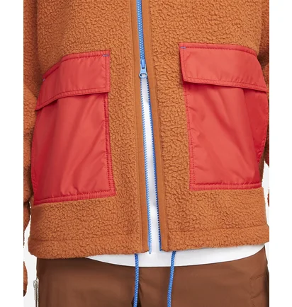 Куртка чоловіча Nike Mens Fleece Full-Zip Jacket Orange Dd5021-246