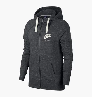 Толстовка жіноча Nike Gym Vntg Hoodie Fz Cyan 883729-060