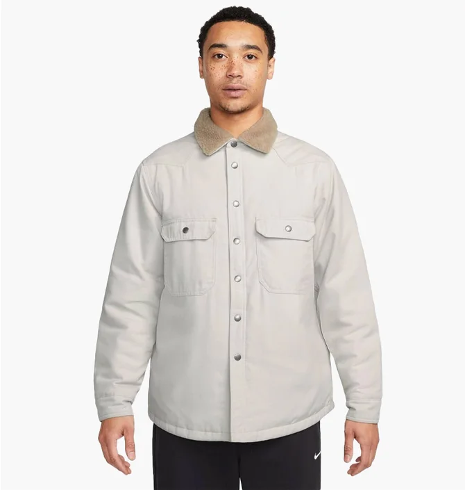 Куртка унісекс Nike Sb Padded Flannel Jacket Beige FQ0512-072