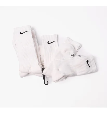 Шкарпетки унісекс Nike Ed Pls Csh Crw (6 пар, утеплені) White SX6897-100