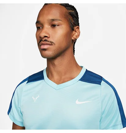 Футболка чоловіча Nike Court Dri- F I T Rafa Challenger MenS Short- Sleeve Tennis Top Light Blue DD8547-482