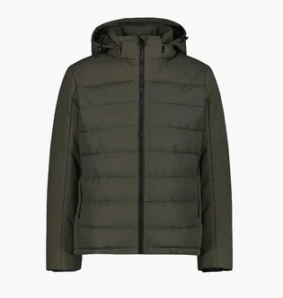 Куртка чоловіча CMP Zip Hood Feel Warm Olive 34K0147-F905