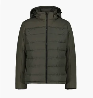 Куртка мужская CMP Zip Hood Feel Warm Olive 34K0147-F905