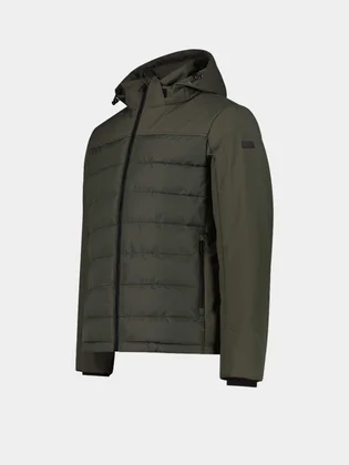Куртка чоловіча CMP Zip Hood Feel Warm Olive 34K0147-F905