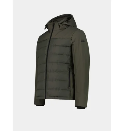 Куртка мужская CMP Zip Hood Feel Warm Olive 34K0147-F905