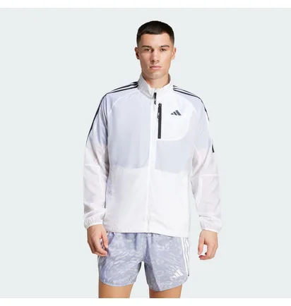 Ветровка мужская Adidas Own The Run 3-Stripes White JD7760