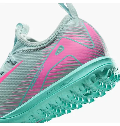 Сороконожки детские Nike Air Zoom Mercurial Vapor 16 Academy Tf Turquoise/Pink FQ8284-301