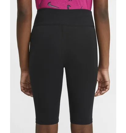 Шорты детские Nike Big Kids (Girls) High-Rise 9 Bike Shorts Black Da1243-010