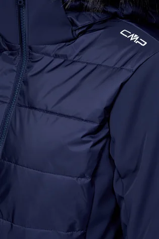 Куртка жіноча Cmp Jacket Zip Hood Blue 31W0066F-N950