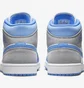 Кросівки чоловічі Nike Jordan 1 Mid Se Grey/Blue Dx9276-100
