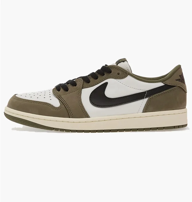 Кроссовки унисекс Air Jordan 1 Low Og Brown/White HQ6998-200