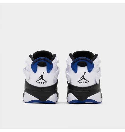 Кроссовки мужские Air Jordan 6 Rings Basketball Shoes White/Black 322992-142
