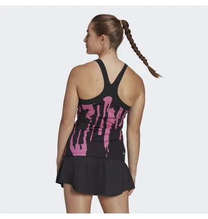 Майка женская Adidas Thebe Magugu Tennis New York Y-Back Tank Top Black Ht4234