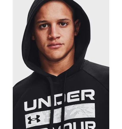 Худи мужское Under Armour Rival Flc Signature Hd Black 1366363-001