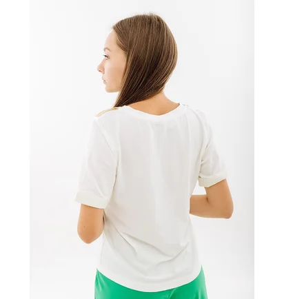 Футболка женская AUSTRALIAN Gold Tape Jersey V Tee White LSDTS0028-3001