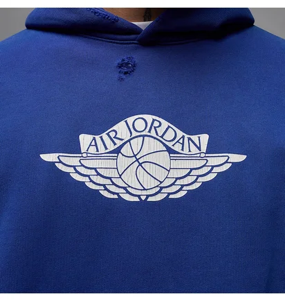 Худи мужское Air Jordan Rare Air Fleece Pullover Hoodie Blue/White IB3003-485