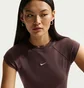 Футболка женская Nike Sportswear Chill Knit Tight Short-Sleeve Ribbed Bordo IF0242-502