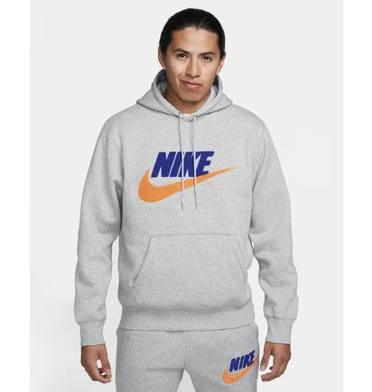Худи мужское Nike Club Fleece Pullover Hoodie Grey FN3104-063