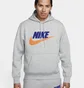 Худи мужское Nike Club Fleece Pullover Hoodie Grey FN3104-063