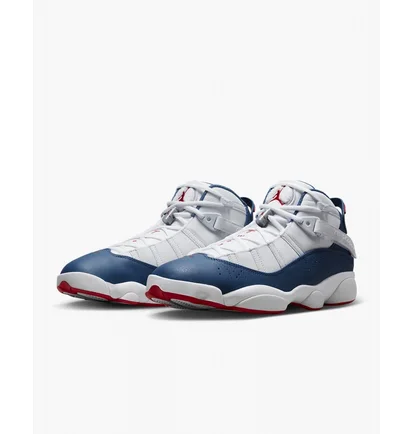 Кроссовки мужские Air Jordan 6 Rings Blue/White 322992-140