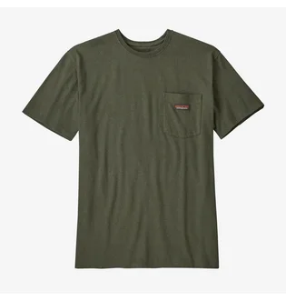 Футболка мужская Helly Hansen Work Pocket Tee Shirt Olive 53396-Indg