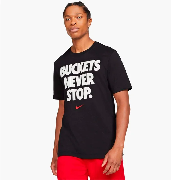 Футболка чоловіча Nike Dri-Fit Buckets Tee Black DB5989-010