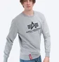 Лонгслив мужской Alpha Industries Basic Sweater Grey 178302-17