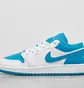 Кросівки дитячі Air Jordan Air 1 Low Junior White/Light Blue 553560-174