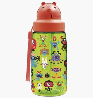 Бутылка для воды Laken Tritan Oby Pekemonsters Green/Red OBYPE
