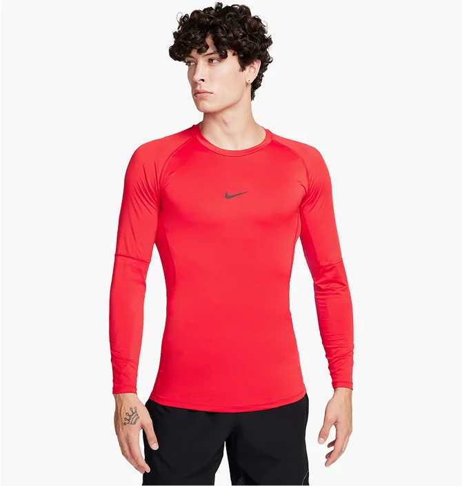 Лонгслив мужской Nike Pro Dri-Fit Fitness-Longsleeve Red FB7919-657