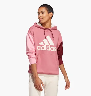 Худі жіноче Adidas Essentials Big Logo Oversized French Terry Hoodie Pink Ic9869