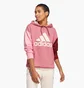 Худи женское Adidas Essentials Big Logo Oversized French Terry Hoodie Pink Ic9869