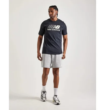 Футболка чоловіча New Balance Linear Logo Black MT51986-BM