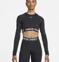 Топ жіночий Nike Pro 365 Dri-Fit Cropped Long-Sleeve Top Black FV5484-010