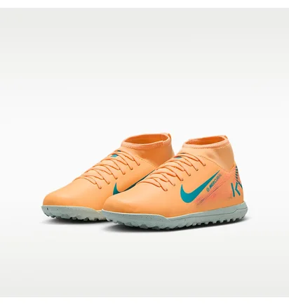 Сороконожки детские Nike Mercurial Superfly X Club X Mbappe Tf Orange HJ6933-801