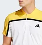 Футболка чоловіча Adidas Tennis Heat.Rdy Pro Freelift Henley Polo Shirt White/Yellow IS8969