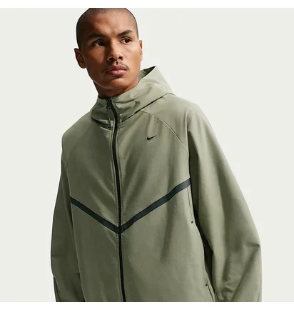 Куртка мужская Nike Tech Shori Knit Full-Zip Windrunner Olive IF1345-328