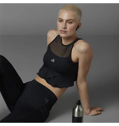 Топ женский Adidas Collective Power Crop Top Black HM4337
