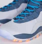 Кросівки дитячі Air Jordan 10 Retro Gs White/Blue 310806-026