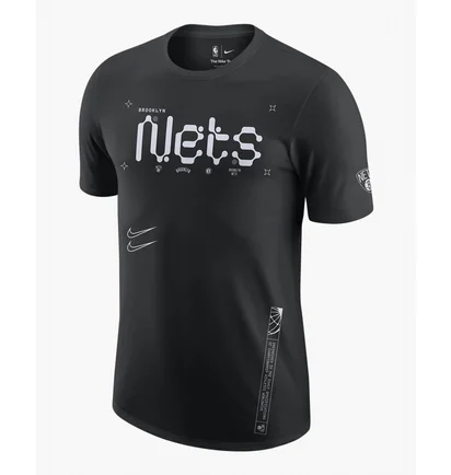 Футболка чоловіча Nike Brooklyn Nets Black Dx9976-010