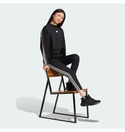 Світшот жіночий Adidas Future Icons 3-Stripes Sportswear Black IP1549