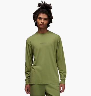 Лонгслив мужской Air Jordan Wordmark Long-Sleeve T-Shirt Green FJ0702-340