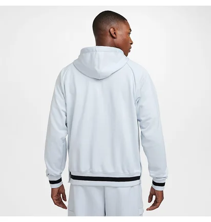 Худи мужское Nike Dna MenS Therma-Fit 1/4-Zip Basketball Hoodie Grey FZ0664-043