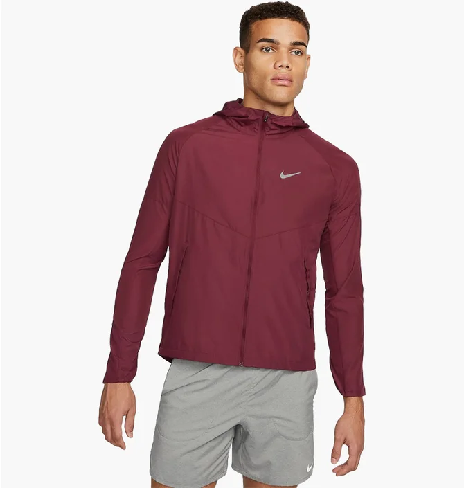 Толстовка чоловіча Nike Repel Miler Jacket Bordo DD4746-638