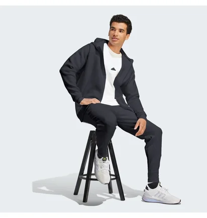 Худі чоловіче Adidas Z.N.E. Premium Full-Zip Hooded Black IN5089
