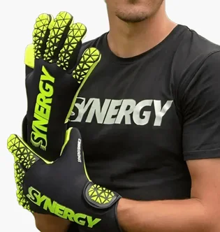 Перчатки вратарские детские Synergy Dark Shinе Black SY2506