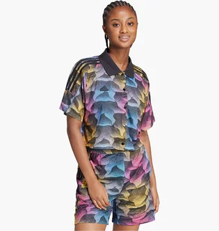 Сорочка жіноча Adidas Tiro Print Mesh Summer Shirt Multi IQ4815