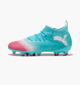 Бутсы детские Puma Future 8 Match Re-Charge Fg/Ag Jr Turquoise/Pink 108762-01