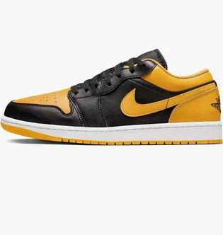 Кроссовки мужские Air Jordan 1 Retro Low Ochre Lifestyle Shoe Black/Yellow 553558-072