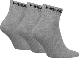 Носки мужские HEAD Elements All Sports Quarter Grey (3 пары) 701229010-004